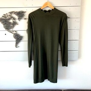 COS wool dress with wavy collar